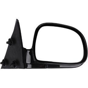 SCITOO Side View Mirror Passenger Right Side Mirror Fit For 1994-1998 For Chevy Blazer S10 For GMC Jimmy S-15 For GMC S-15 Sonoma Manual Fold Non-heated Black Replacement Exterior Mirror GM1321126