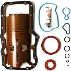 ECCPP Engine Lower Crankcase Gasket Sets fit 2009 for Dodge Dakota 2.7L 2004-2009 for Dodge Dakota 3.7L 2006-2009 for Mitsubishi Raider 3.7L