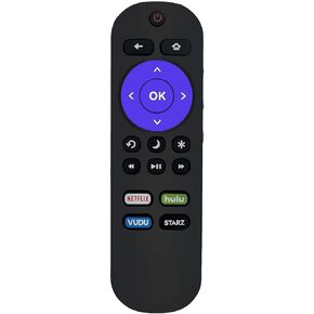 Remote Control Compatible with All Element Roku TV E4SW5017RKU E4SW5518RKU E2SW6518RKU E4SW6518RKU E4SC4018RKU E4SC5018RKU Smart 4K Ultra HDTV