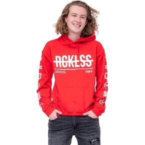 young & reckless Young and Reckless - Strike Thru Hoodie - Genuine, Streetwear, Hoodie, Aesthetic Clothes, Graphic Print