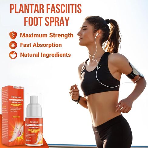 راحة القدم والكعب لالتهاب اللفافة الأخمصية مع أقصى قدر من القوة، سريع وفعال لالتهاب اللفافة الأخمصية مع تركيبة مركزة عشبية طبيعية in Kuwait