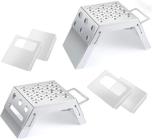Adjustable 3-9" Moto Starting Block Motorsport Foot Stool Overlap Design Perfect for Moto Enthusiasts and Beginners Dirt Bike Accessories Silver in Saudi Arabia