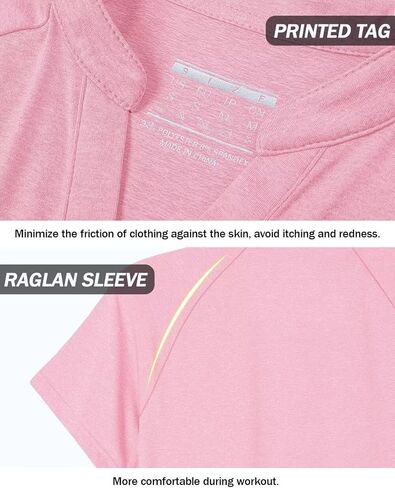 قمصان بولو نسائية من Boladeci بأكمام قصيرة بعامل حماية من أشعة الشمس 50+ للحماية من الشمس ورقبة على شكل حرف V وخفيفة الوزن وسريعة الجفاف وعامل حماية من الشمس SPF قمصان جولف للسباحة in Kuwait