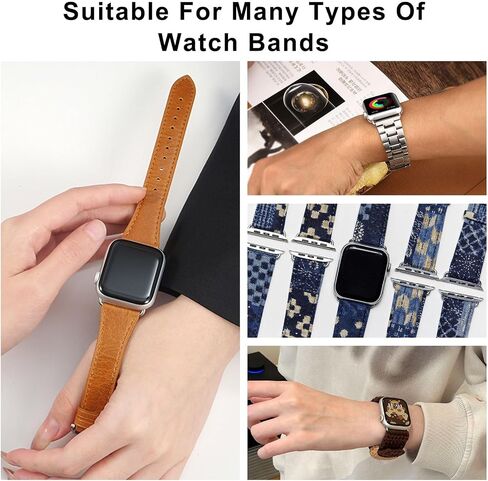Watch Band Connectors for Apple Watch Band Adapter, Replacement Link Attachment for iWatch Ultra (49mm) Series 9 8 7(45mm 41mm) Series 6 5 4 SE(44mm 40mm) Series 3 2 1(42mm 38mm) Straps 5pack in Saudi Arabia