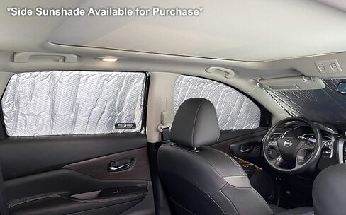 Side Window Front Seat Reflective Sunshade Custom Fit for 2015 2016 2017 2018 2019 2020 2021 2022 2023 2024 Nissan Murano SUV, S, SV, SL, Platinum, UV Reflector Sun Protection Accessories (Set of 2) in Saudi Arabia