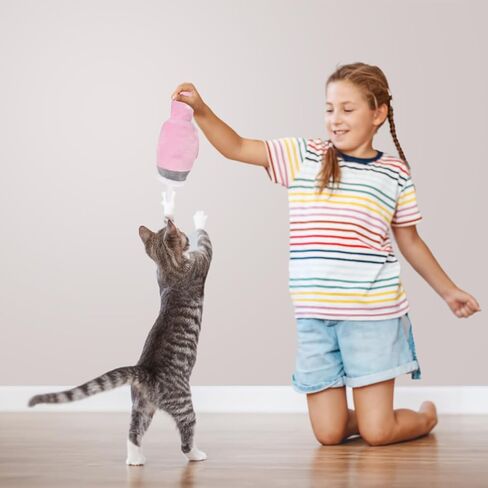Mity rain Catnip Toys for Cats, Cute Cat Pupcup Tumbler Toys Funny Indoor Cat Chew Toys Interactive Cat Toy with Cute Expression for Pet Presents Cat Birthday Toy in Saudi Arabia