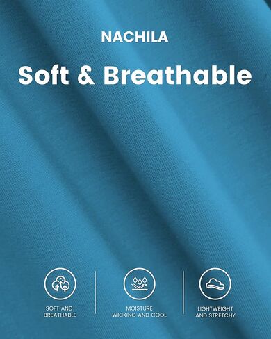 NACHILA Bamboo Nightgowns for Women Long Sleeve Sleep Shirt Ultra Soft Loungewear with V Neck Lightweight Sleepwear S-4XL in Kuwait