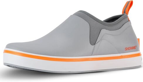 Deck Shoes for Men Waterproof Garden Shoes Slip-on Rain Shoes Breathable Ruber Fishing Shoes for Outdoor Mud Walking in Saudi Arabia