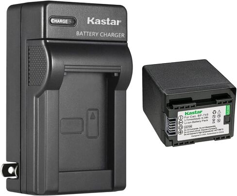 Kastar BP-745 AC Wall Battery Charger Replacement for Canon VIXIA HF R300 HFR300, VIXIA HF R400 HFR400, VIXIA HF R500 HFR500, VIXIA HF R600 HFR600, VIXIA HF R700 HFR700 Camera in Saudi Arabia
