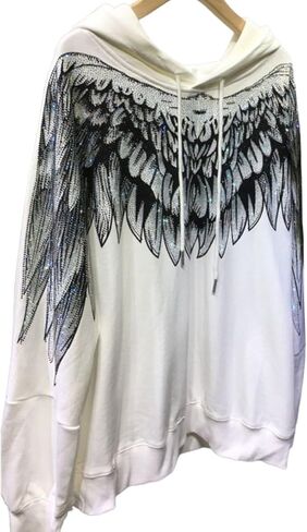 Hollir Tiger Oversized Hoodie for Women Rhinestone Graphic Y2k Pullover Sweatshirt Long Sleeve Tops Streetwear in Kuwait