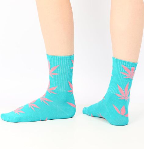 جوارب DAZCOS للجنسين من أوراق القيقب متعددة الألوان، زوجين لعيد الهالوين وعيد الشكر وعيد الميلاد in Kuwait