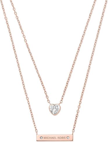 Michael Kors Silver-Tone Necklace for Women; Necklaces for Women; Jewelry for Women in Saudi Arabia