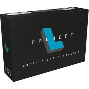 Boardcubator Project L: Ghost Piece Board Game Expansion - Bigger Puzzles, New Rewards, and Exciting Gameplay! Puzzle Strategy Game for Kids & Adults, Ages 14+, 1-5 Players, 20-40 Mins, Made