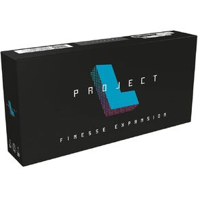 Boardcubator Project L Finesse Board Game Expansion - Enhance Your Strategy with Goals and Credits! Puzzle Strategy Game for Kids & Adults, Ages 14+, 1-4 Players, 20-40 Mins, Made