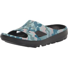 Spenco Women's Fusion 2 Slide Sandal, Pink Camo, 12 Wide