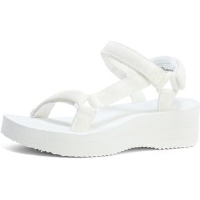 Women's Platform Sandals Casual Wedge Adjustable Velcro Arch Support Yoga Mat Heeled Flatform Sandals Shoes