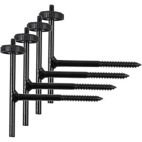 4pcs Trail Camera Tree Mount Wall Holder Polyester Camera Tree Mounting Accessories, 1/4 Screw Hole for Camera, Mount Accessories Suitable for Camping, 10x11 cm Traveling or Daily Use