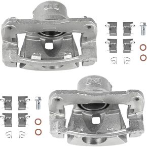 Autoround Front Disc Brake Caliper Assembly with Bracket 19B3128 19B3129 fit for Toyota Camry 2007-2017/ Avalon 2008-2018, Lexus ES350 2007-2012 2016-2018, Both Left and Right side