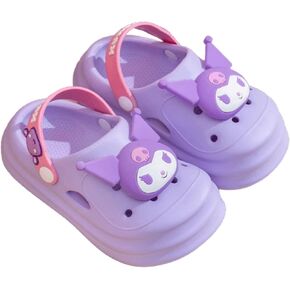 Kuromi Clogs Slip on Water Shoes Casual Summer for Toddlers Kids Children