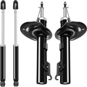 Shocks for Ford,OCPTY Shocks Absorber 4x Front Rear Auto Shock Sets fits 2006 2007 2008 2009 2010 2011 for Ford Focus with Struts Shocks 338013 338014 343429