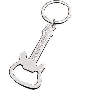 Beer Bottle Opener Keychain, Creative Guitar Keychain for Beer Can Bottle Opener Kitchen Accessories, Multiuse Keychain