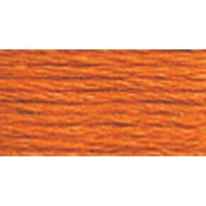 DMC 117-721 Six Strand Embroidery Cotton Floss, Medium Orange Spice, 8.7-Yard