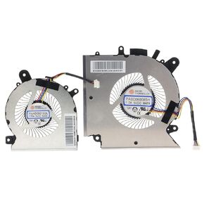 Replacement CPU&GPU Cooling Fan for MSI Katana GF76 GF66 Pulse GL66 GL76 WF76 PABD08008SH N459 PAAD06015SL N460