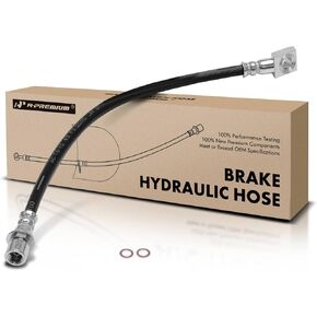 A-Premium Rear Driver Outer Brake Hydraulic Hose Compatible with Select Cadillac Models - CTS 2003-2007, SRX 2004-2009, STS 2005-2011 - Replace# 15933091