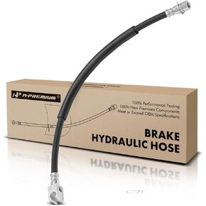 A-Premium Rear Center Brake Hydraulic Hose Compatible with Select Ford Models - F-450 F450 Super Duty, F-550 F550 Super Duty, 2005-2010 - Replace# 7C3Z2282E