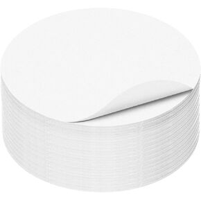 MCPINKY 500 Sheets Round Cutouts Paper, 6" Construction Paper Circles White Origami Craft Paper for Kids Arts Crafts School Party Supplies in Saudi Arabia