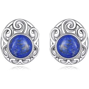 Hug Earrings Sterling Silver Moonstone Hug Hand Stud Earrings Jewelry Gifts for Women Girls