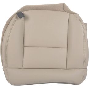 Beige Tan Driver Side Bottom Replacement Seat Cover Compatible with Ford F150 Lariat XL XLT STX FX4: Reg Cab, Super Cab & Super Crew 2005 2006 2007 2008