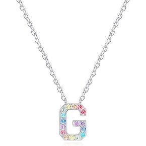 Women Girls Initial Letter Necklaces,Initial Baseball Number Birthstone Necklace Jewelry Gifts for Women in Kuwait