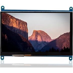 7-inch Display, Ultra HD Display Capacitive Touch Screen, Support for Independent Backlight Control and Hdmi Interface Input, Can Be Used As Hdmi/Raspberry Pi/Computer Monitor.
