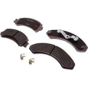 ACDelco Silver 14D249CHF1 Ceramic Front Disc Brake Pad Set with Clips