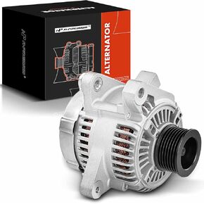 A-Premium Alternator Compatible with Toyota Camry 2002-2003 L4 2.4L, Solara 2002-2003 L4 2.4L, 12V 80A Clockwise 7-Groove Pulley, Replace# 102211-2480, 27060-0H010, 27060-0H011