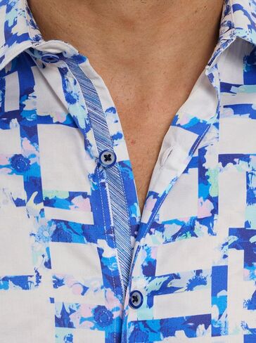 Robert Graham Men's Triton Long Sleeve Woven Shirt in Saudi Arabia