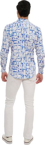 Robert Graham Men's Triton Long Sleeve Woven Shirt in Saudi Arabia