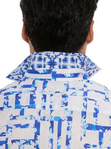 Robert Graham Men's Triton Long Sleeve Woven Shirt in Saudi Arabia