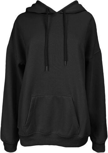 Orchidays Women's Casual Pocket Hoodies Long Sleeve Fashion Drawstring Pullover Tops in Kuwait