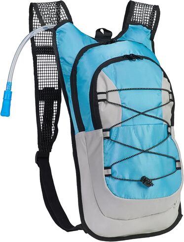 Black Mountain Products Hydration Pack - 2 Liter Water Bladder with Extra Large Storage Compartment in Saudi Arabia