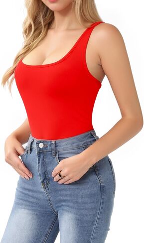 قطع علوية نسائية من HERLOLLYCHIPS برقبة سكوب بدون ظهر مثيرة للصيف أنيقة كاجوال وجذابة وعصرية in Kuwait