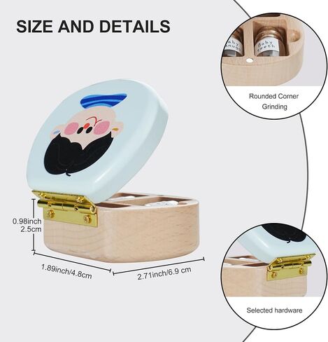 Baby Teeth Box,Tooth Holders for Kids Keepsake,Tooth Boxes for Lost Teeth for Kids,Teeth Storage Holder,Dropped Tooth Keepsake Storage Box to Keep the Childhood Memory,Gift for Baby Boy in Saudi Arabia