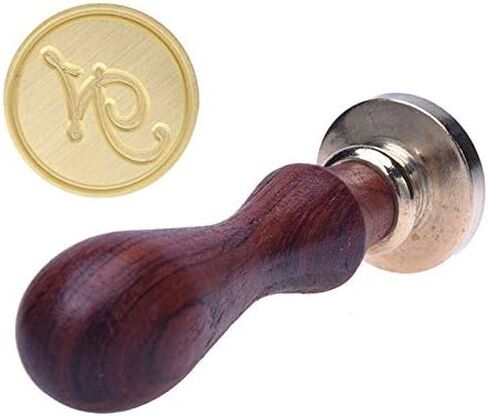 YPSelected Vintage Calligraphic A-Z 26 Alphabet Initial Letters Sealing Wax Spoons Candles Seal Stamp (Letter B) in Saudi Arabia