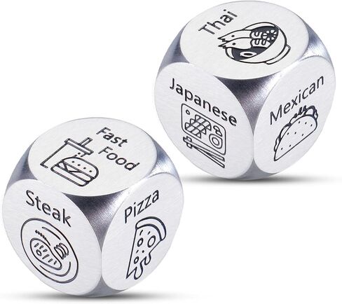 Date Night Food Dice, Anniversary Couple Gifts for Men Women, Bachelorette Party Favors,1 Year 11 Year Anniversary for Husband Wife, Wedding Gifts for Couples, Birthday Gifts for Boyfriend Girlfriend in Saudi Arabia