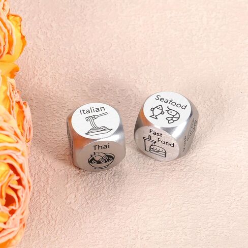 Date Night Food Dice, Anniversary Couple Gifts for Men Women, Bachelorette Party Favors,1 Year 11 Year Anniversary for Husband Wife, Wedding Gifts for Couples, Birthday Gifts for Boyfriend Girlfriend in Saudi Arabia
