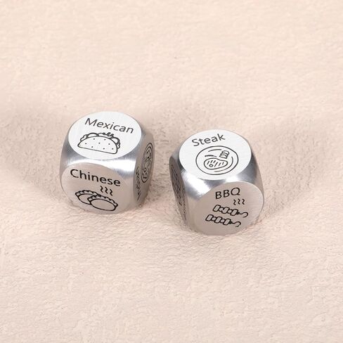 Date Night Food Dice, Anniversary Couple Gifts for Men Women, Bachelorette Party Favors,1 Year 11 Year Anniversary for Husband Wife, Wedding Gifts for Couples, Birthday Gifts for Boyfriend Girlfriend in Saudi Arabia