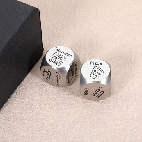 Date Night Food Dice, Anniversary Couple Gifts for Men Women, Bachelorette Party Favors,1 Year 11 Year Anniversary for Husband Wife, Wedding Gifts for Couples, Birthday Gifts for Boyfriend Girlfriend in Saudi Arabia