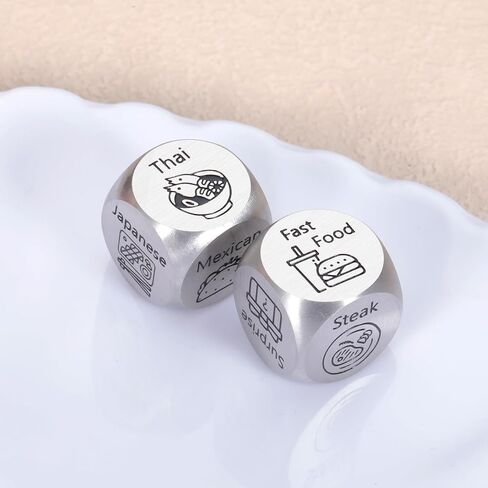 Date Night Food Dice, Anniversary Couple Gifts for Men Women, Bachelorette Party Favors,1 Year 11 Year Anniversary for Husband Wife, Wedding Gifts for Couples, Birthday Gifts for Boyfriend Girlfriend in Saudi Arabia