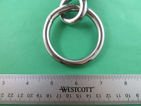 US Stainless Stainless Steel 316 Square Pad Swivel Eye with Ring 5/16" 8mm Marine Grade in Saudi Arabia